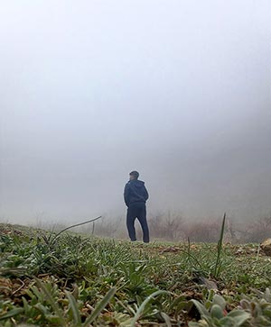 تنهایی در دل مه – نگاهی آرام و اندیشناک به افق‌های ناپیدای طبیعت