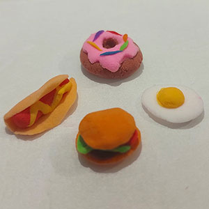 نیمرو ، دونات ، هاتداگ و همبرگر