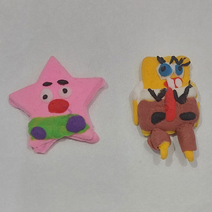 عروسک های پاتریک و باب اسفنجی